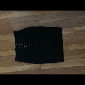 Black pencil skirt